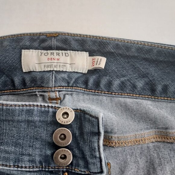 Torrid Size 20T High Rise Denim Jeggings - Picture 9 of 10